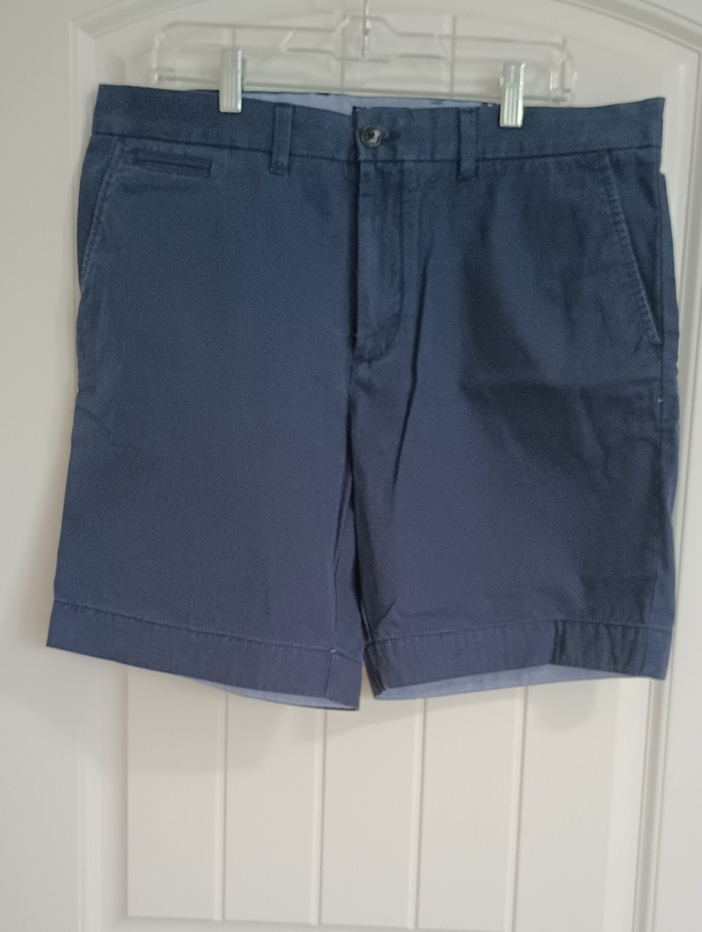 Tommy Hilfiger Men's Navy Flat Front Chino Shorts